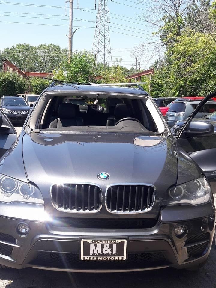 M & I Motors Before Windshield Installation — Chicago, IL — Sotelo Auto Glass Service