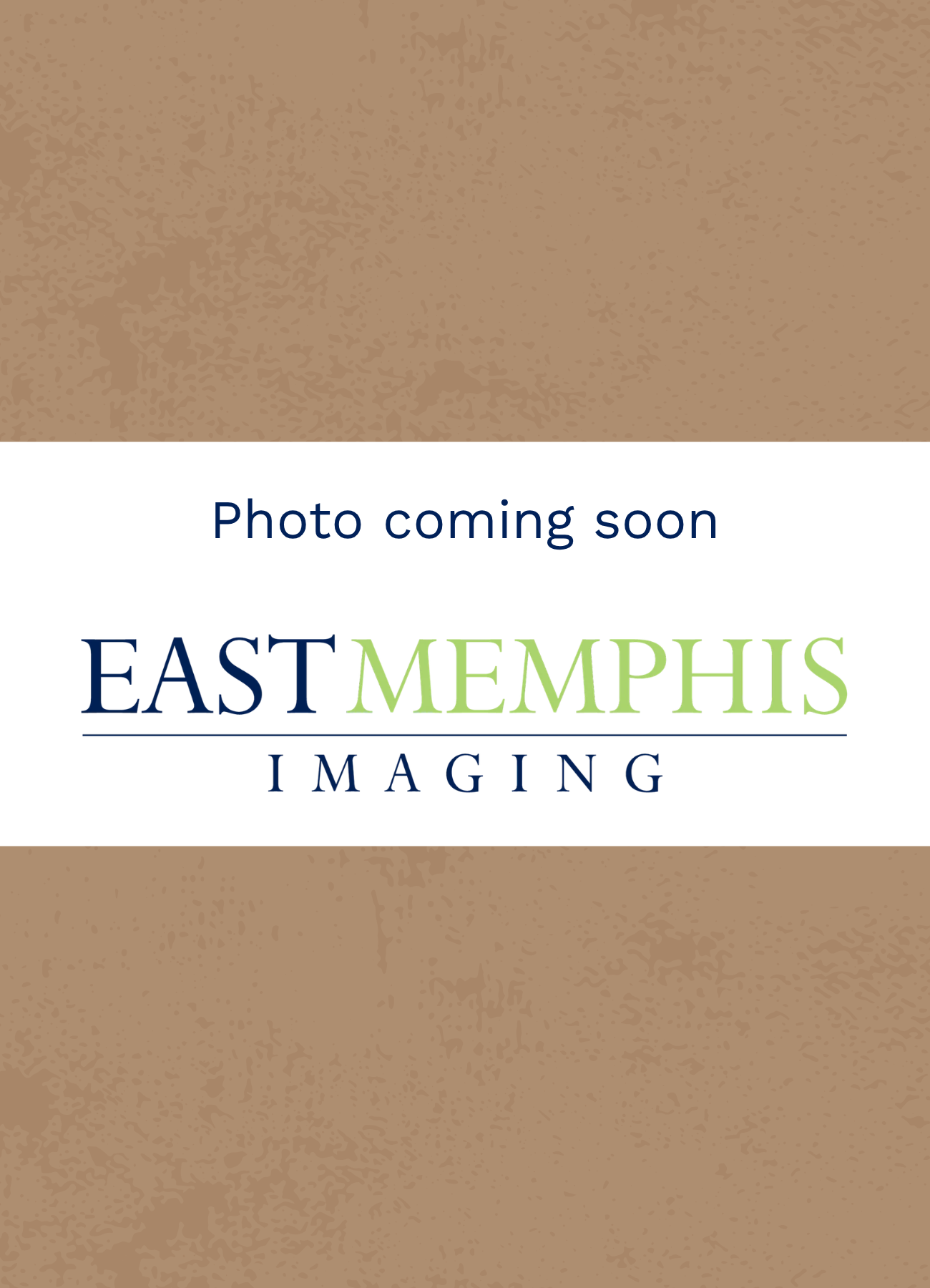 East Memphis Imaging logo with “Photo coming soon” on a tan background