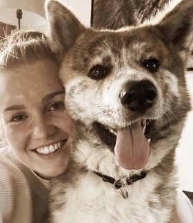 Robin Dokman, Shiro, Akita, Buddy voor mens en Akita, Akitarescue, Akita spiegel van de ziel