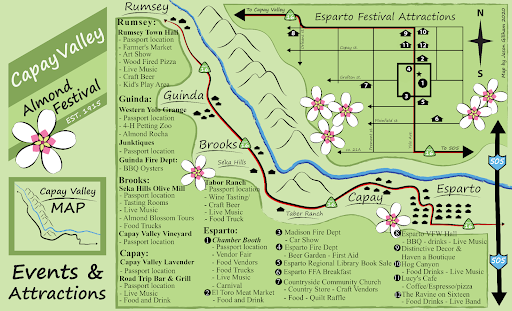 Enjoying Outside! - Visit the Capay Valley Almond Festival!
