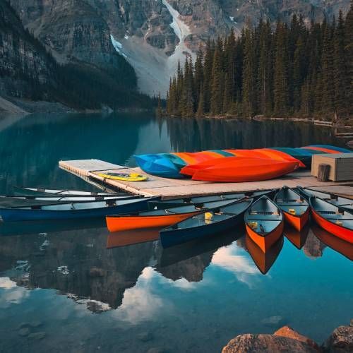 Canoes, Single kayaks, Double kayaks, Child tubes with bottoms