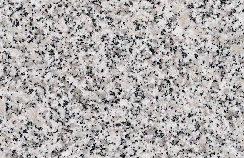 Gray and white speckled granite surface.