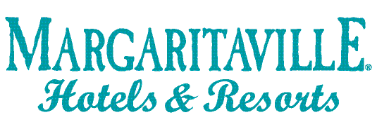 Margaritaville Hotels & Resorts logo in teal; text on white background.