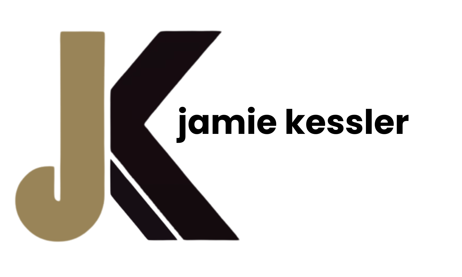 A logo for jamie kessler is shown on a white background