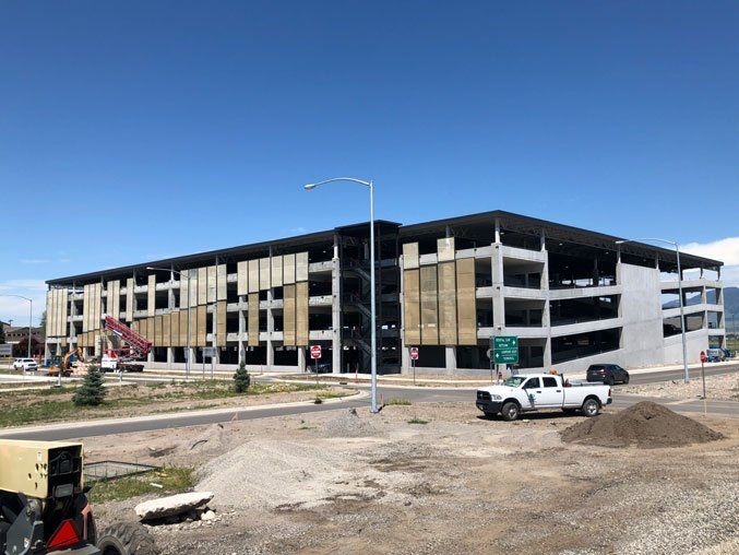 Belgrade Airport Parking Garage — Great Falls, MT — Central Plumbing, Heating, Excavation