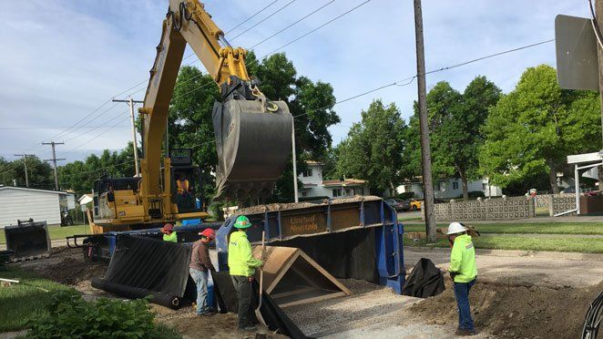 City of Great Falls 18th Street Storm Drain — Great Falls, MT — Central Plumbing, Heating, Excavation