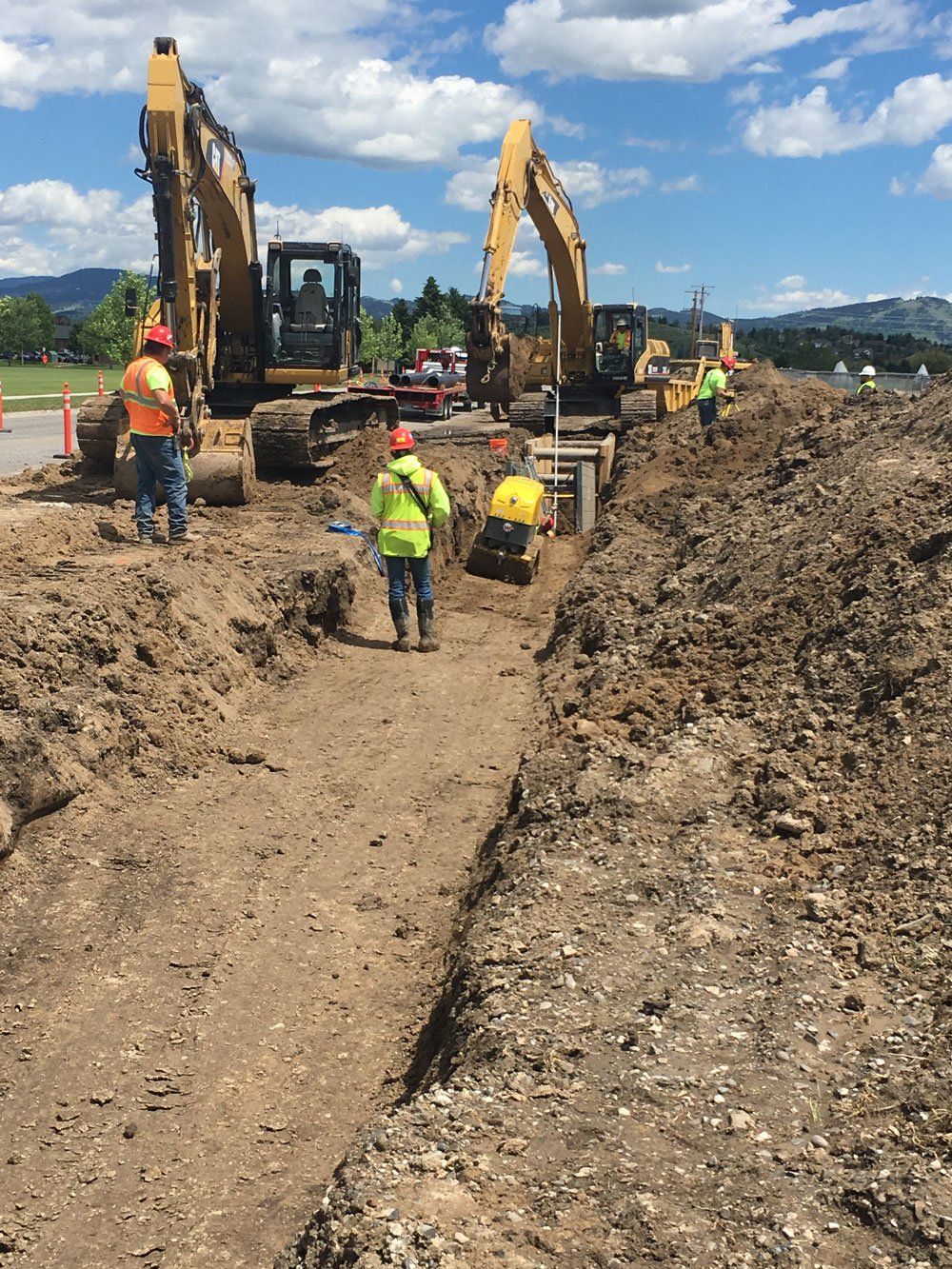 Kagy Boulevard Interim Improvements — Great Falls, MT — Central Plumbing, Heating, Excavation
