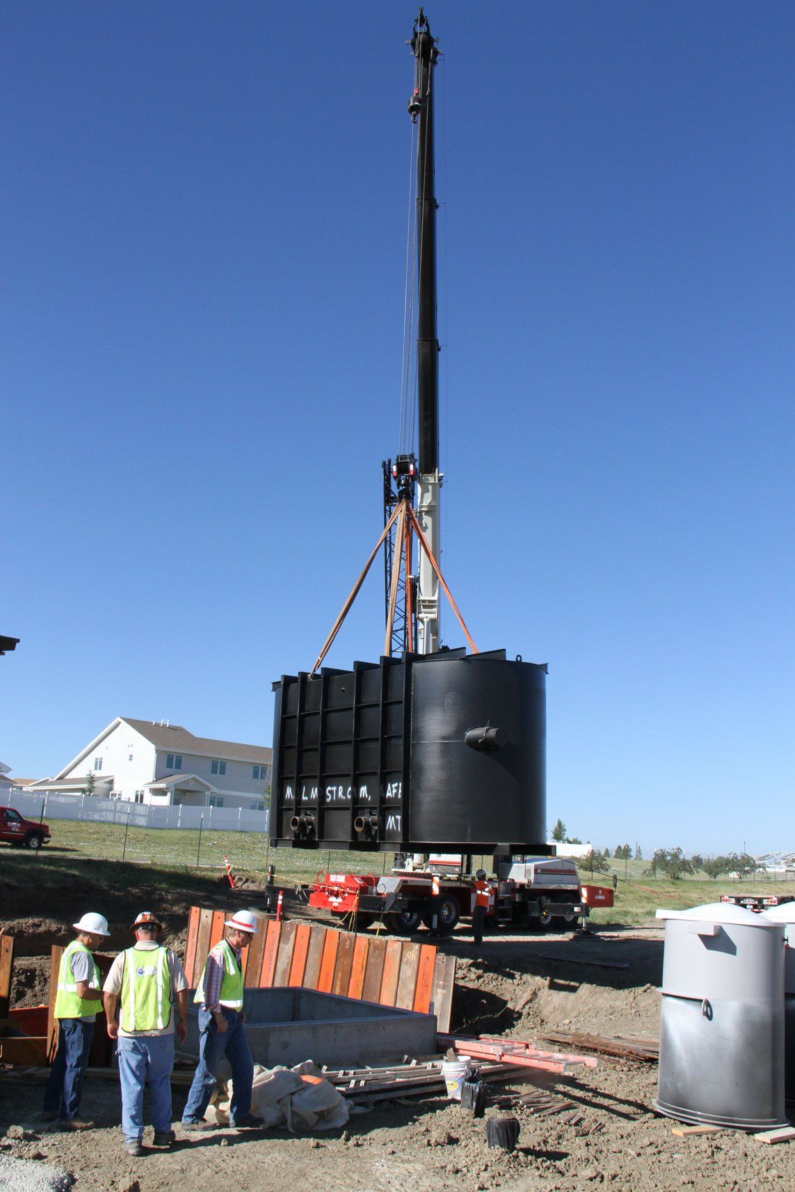 Malmstrom Air Force Base New Lift Station — Great Falls, MT — Central Plumbing, Heating, Excavation