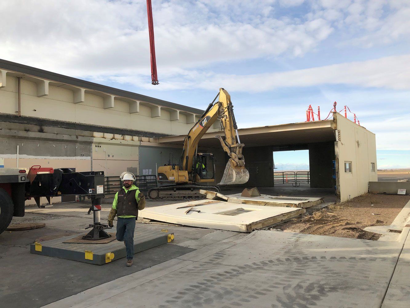 Montana Air National Guard Building 30 Demo — Great Falls, MT — Central Plumbing, Heating, Excavation