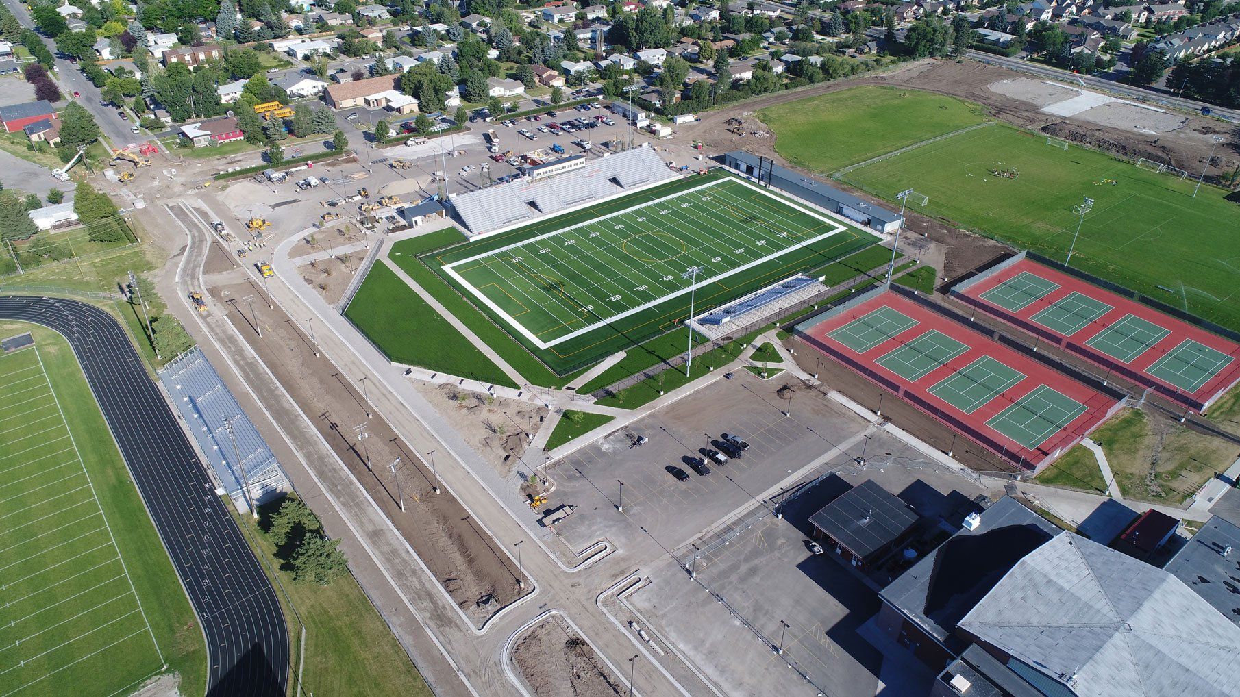 Van Winkle Stadium Renovations— Great Falls, MT — Central Plumbing, Heating, Excavation