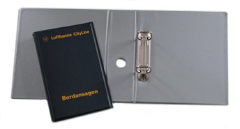 Ordner Ringbuch breit und schmal farbige Folie, stabil, bedruckt