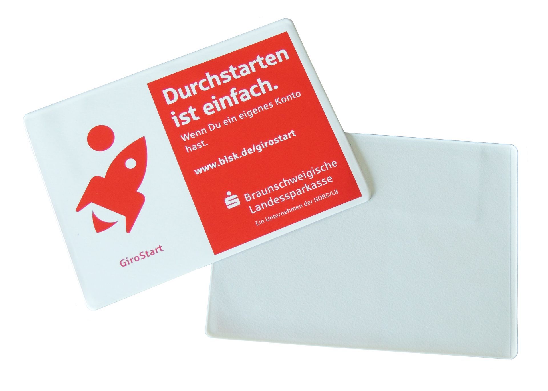 Schutzhülle Kunststoff individuell bedruckt, Hülle bedrucken lassen, Werbehülle Karte