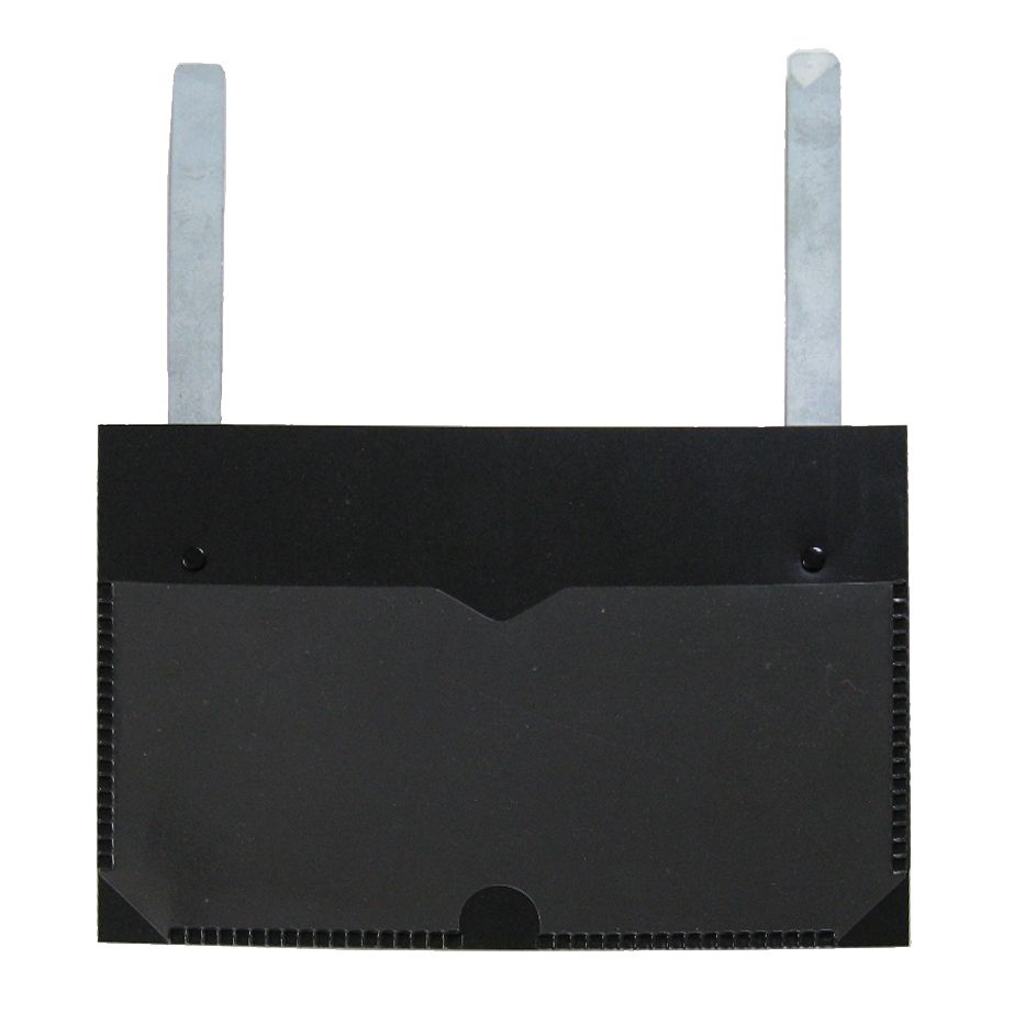 Schild mit Metallstreifen, Hülle mit Metallbefestigung, Gitterboxschild 