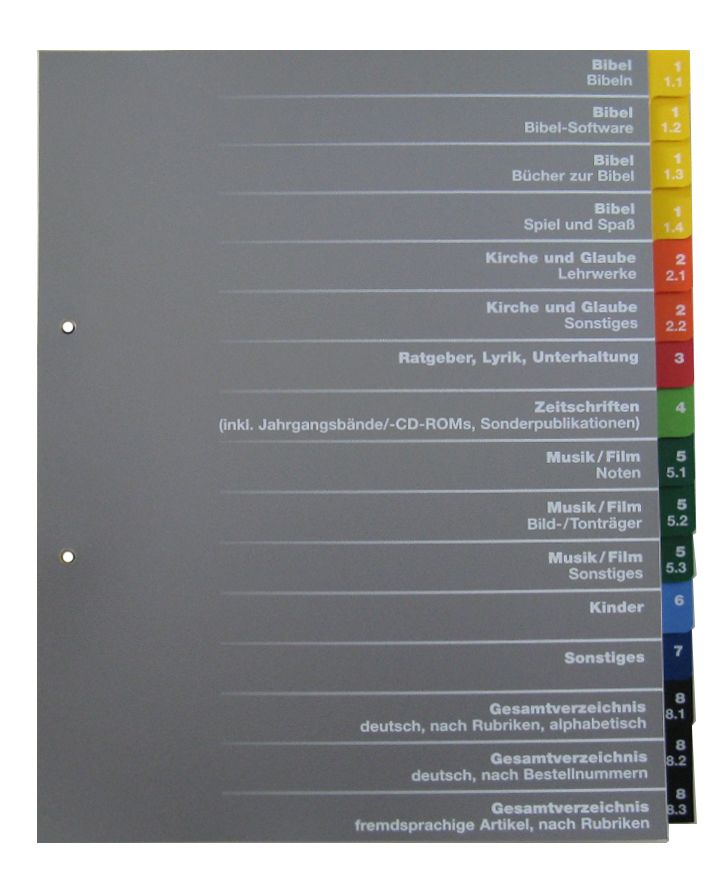 Register Anfertigung Kundenwunsch