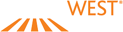 Orange logo with fields and