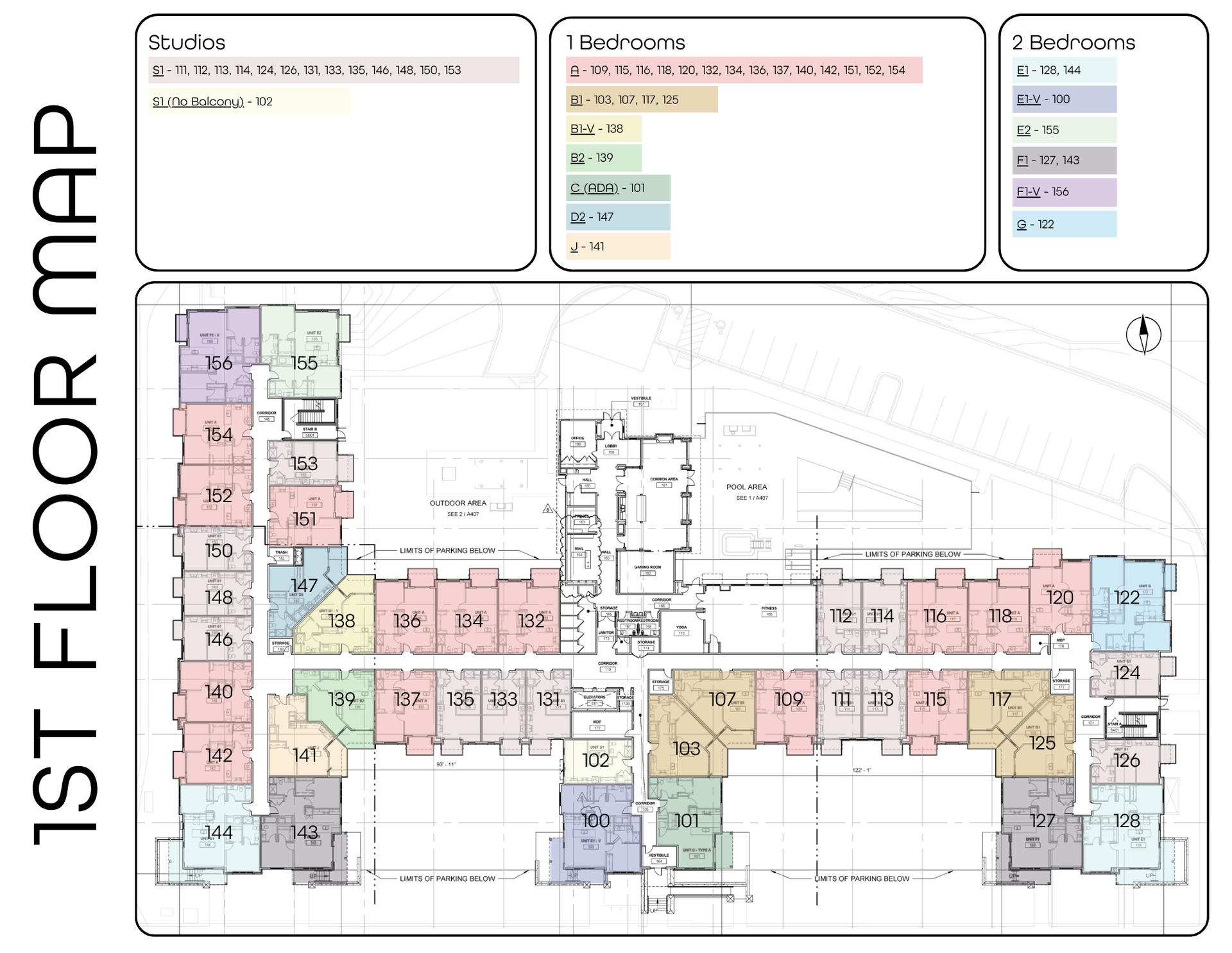 Trader's Way Site Map 1st Floor