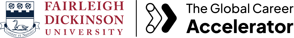FDU and The Global Career Accelerator logos