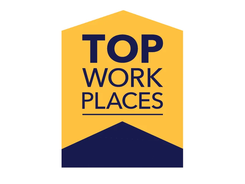 Top Work Places banner