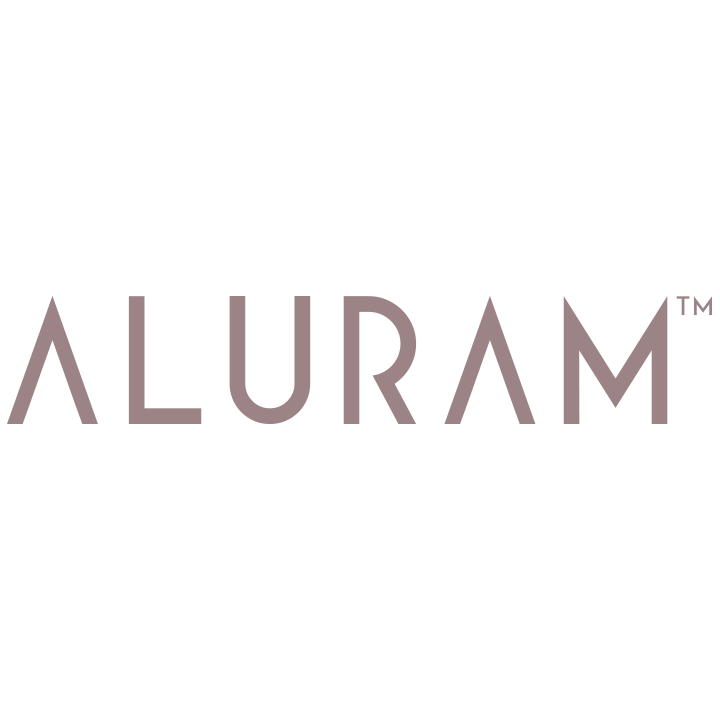 A logo for a company called aluram on a white background.
