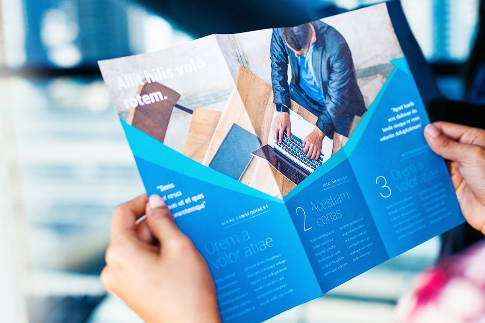 Folded Brochures design and print