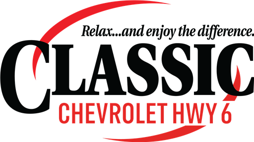 Classic Chevrolet Hwy 6 logo with red and black text and the tagline “Relax...and enjoy the difference.”