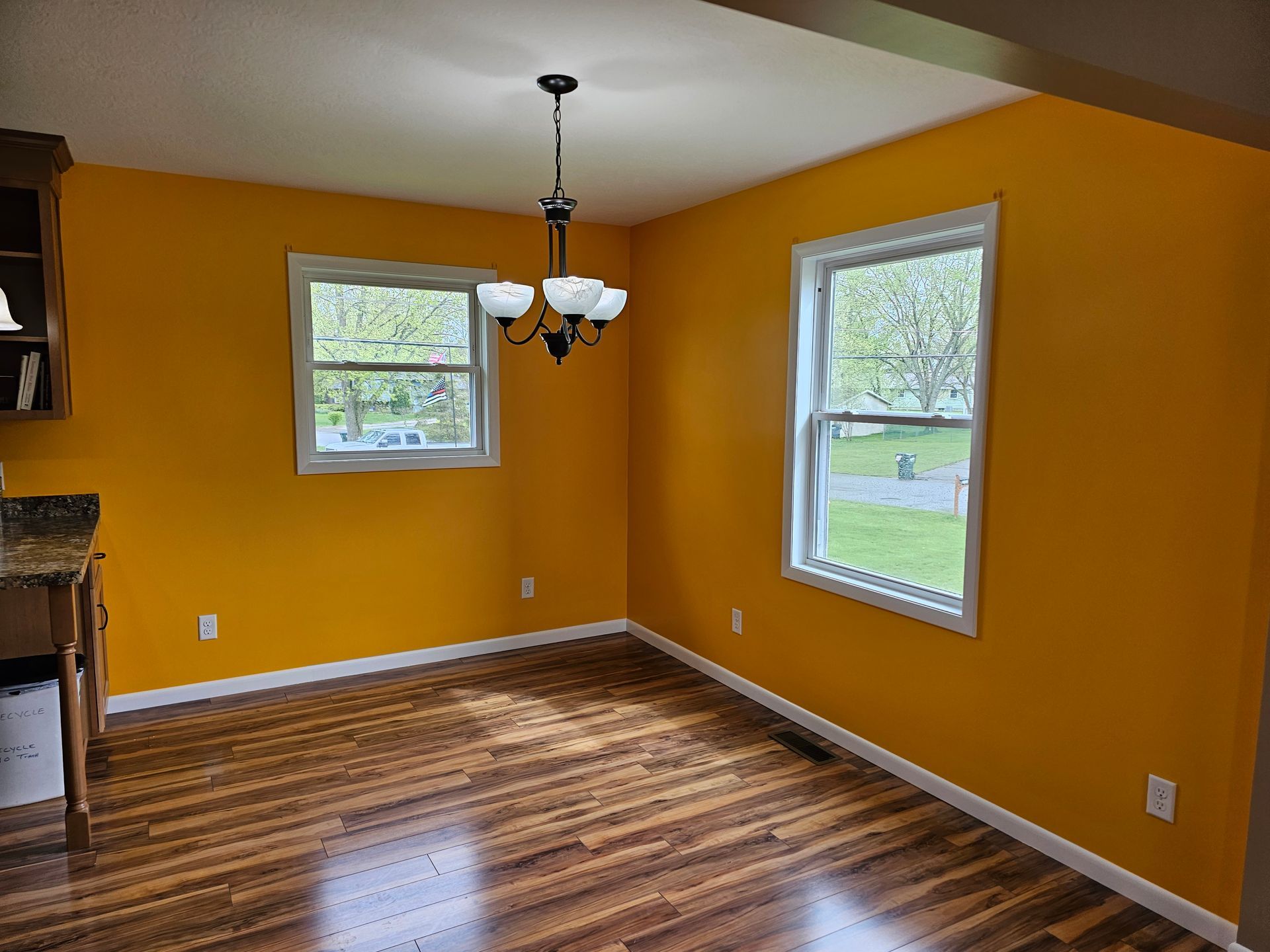 Kitchen painting before and after by NORTHCOAST Painting Northeast Ohio