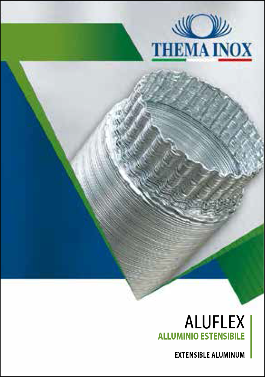 Una brochure sulle canalizzazioni flessibili in alluminio aluflex