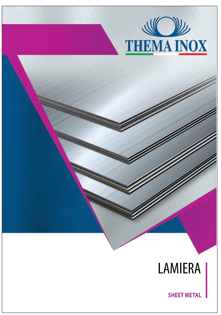 Una brochure per un'azienda chiamata ma inox