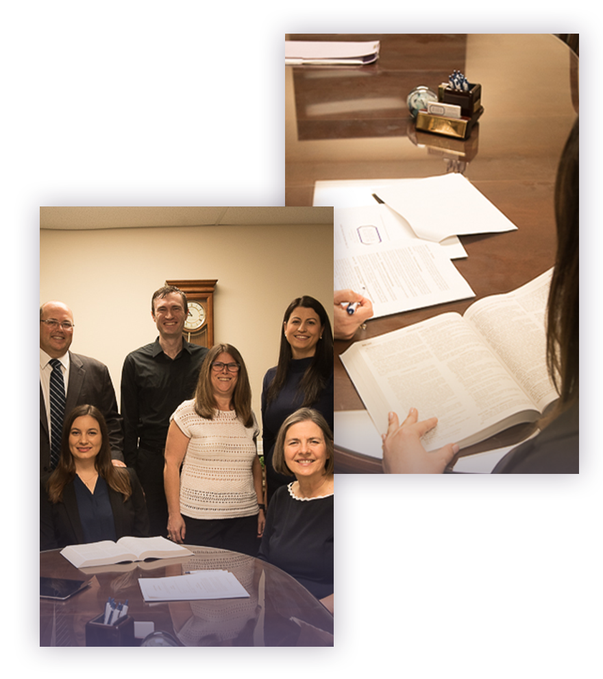 Group of People with Book and Documents | Deerfield Beach, FL | Blade Title Company Group of People with Book and Documents | Deerfield Beach, FL | Blade Title Company