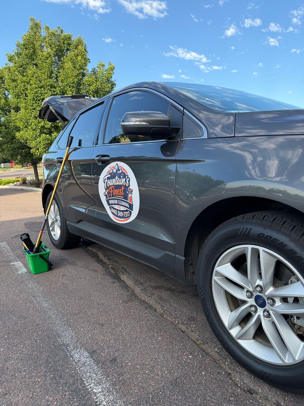 Fountain's Finest work vehicle in action around Colorado Springs, CO