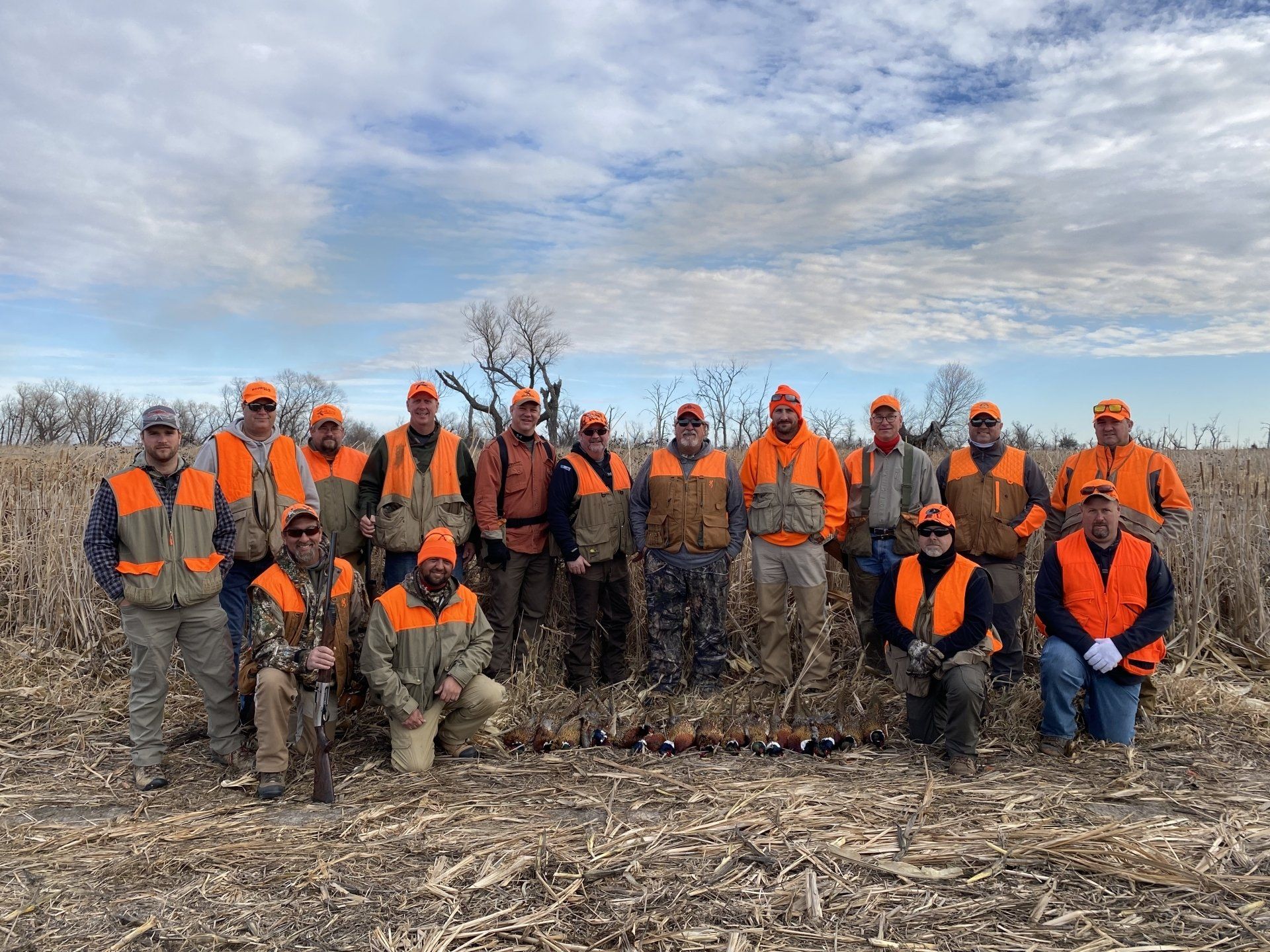 pheasant hunting party