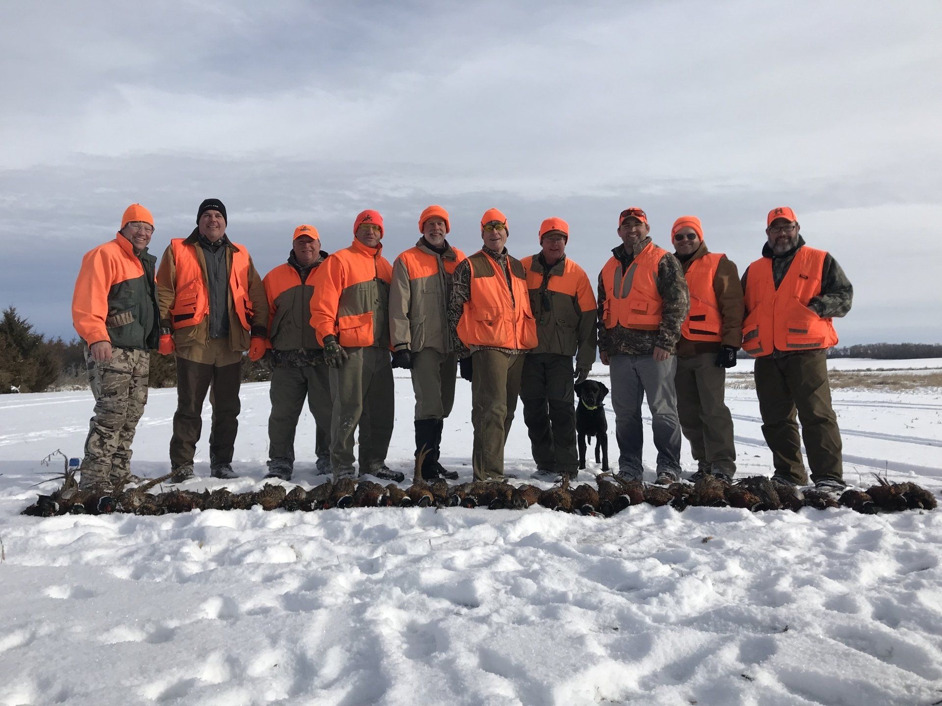 Hunt leased land for pheasants in South Dakota