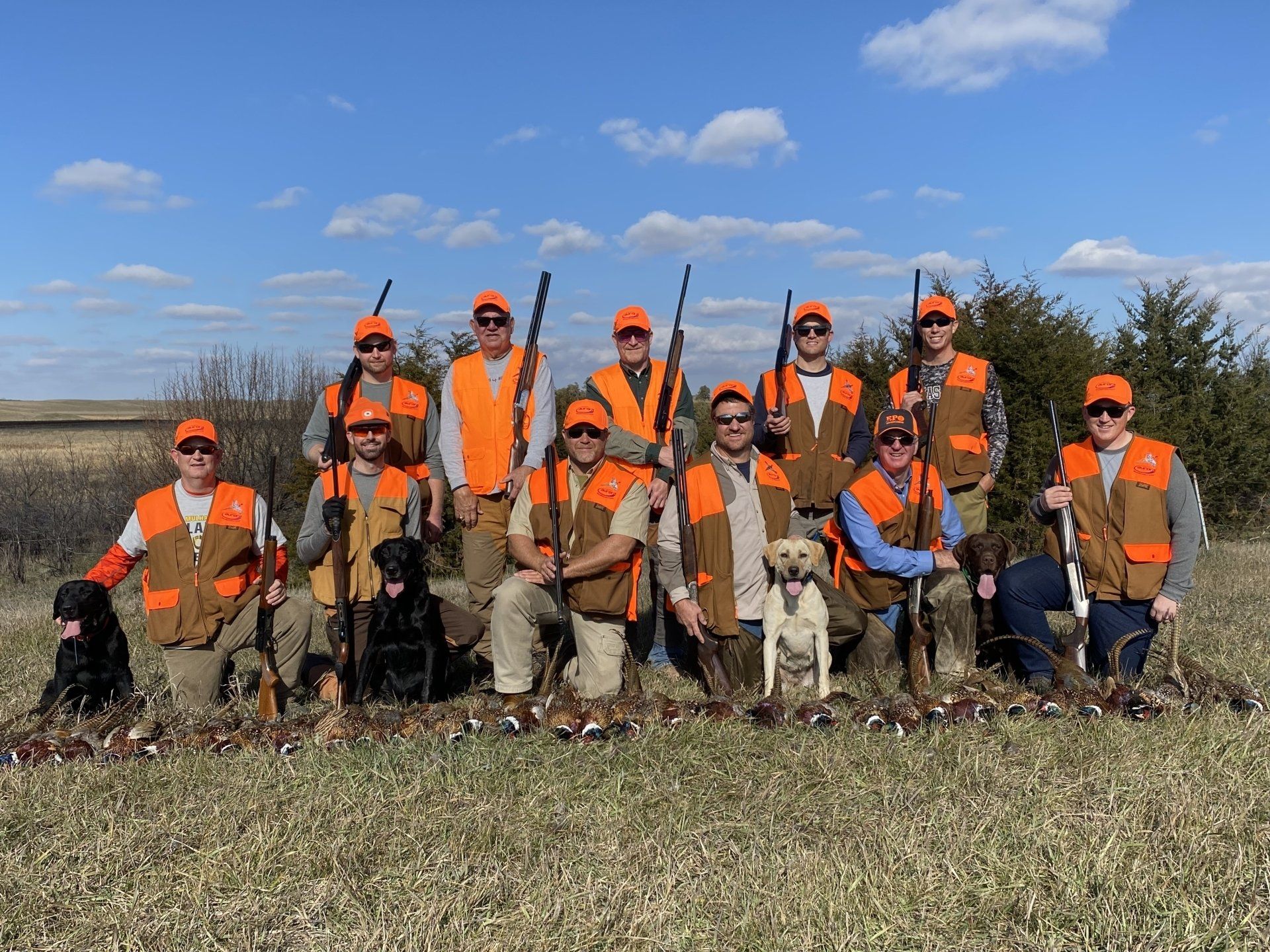hunt pheasants in South Dakota with a guide