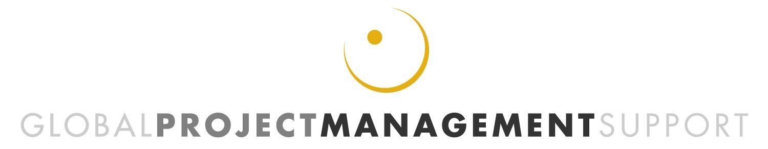 A logo for a company called global project management support