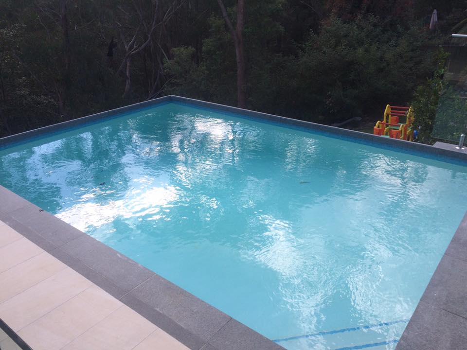 New Pool with Glass Fence — Greater Sydney, NSW — Pacific Pools Pty Ltd New Pool with Glass Fence — Greater Sydney, NSW — Pacific Pools Pty Ltd