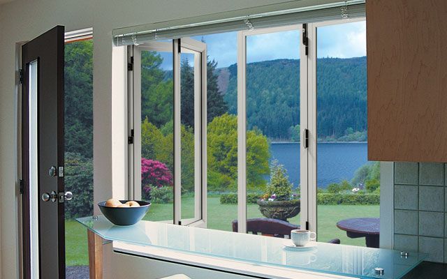 A Kitchen With a Large Window With a View of a Lake — Morwell, VIC — Gippsland Windows