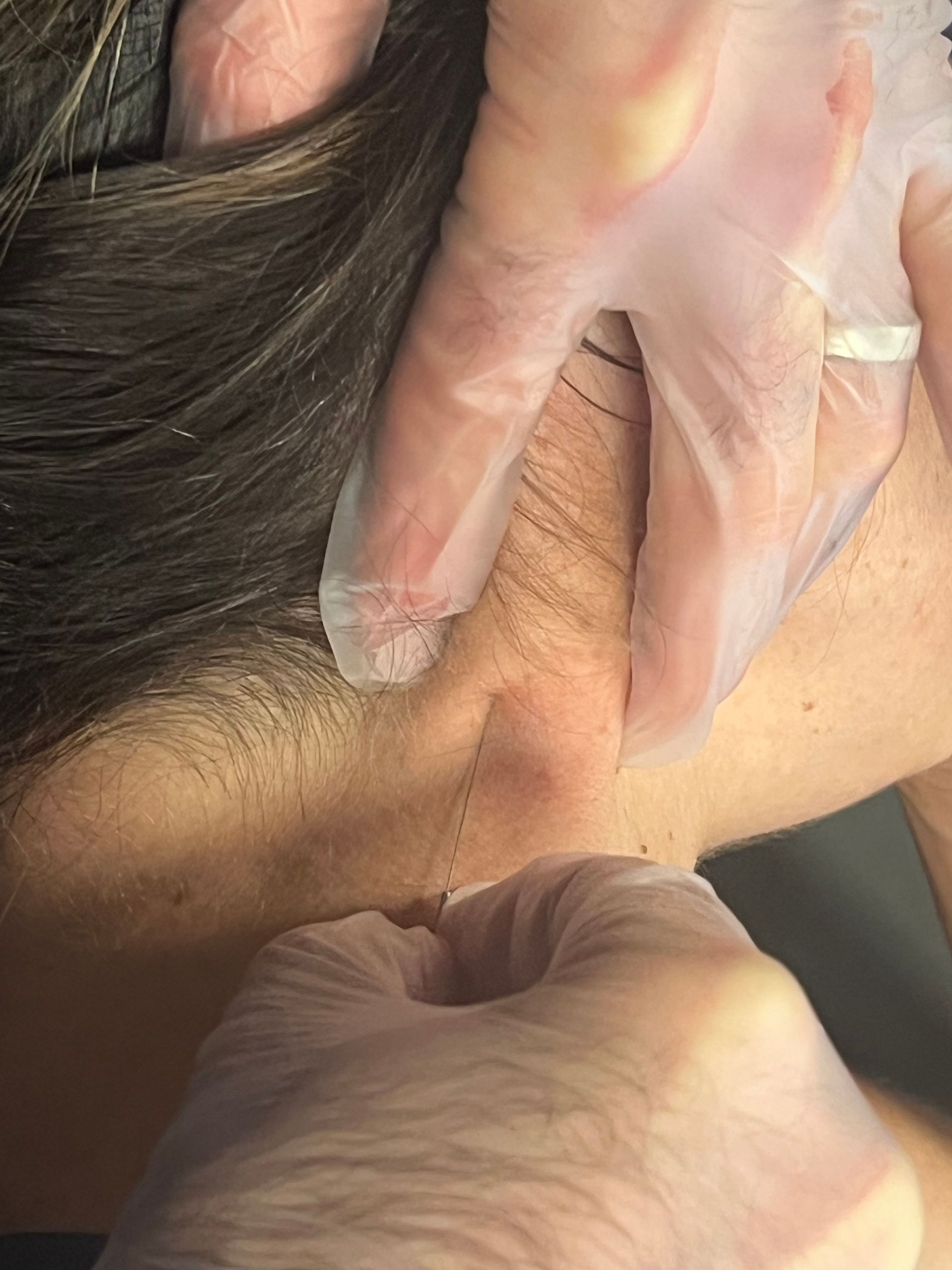 Owner Supporting Girl's Neck - Chicago, IL - Fast Track Physio