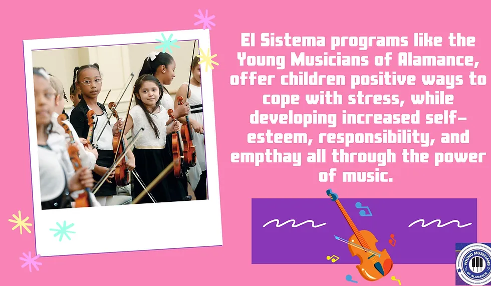 El Sistema programs helping musicians cope with stress and build self-esteem through music and empathy