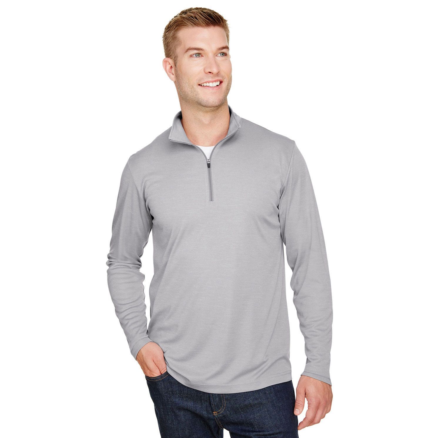 Team 365 TT31H - Zone Sonic Heather Performance Quarter-Zip