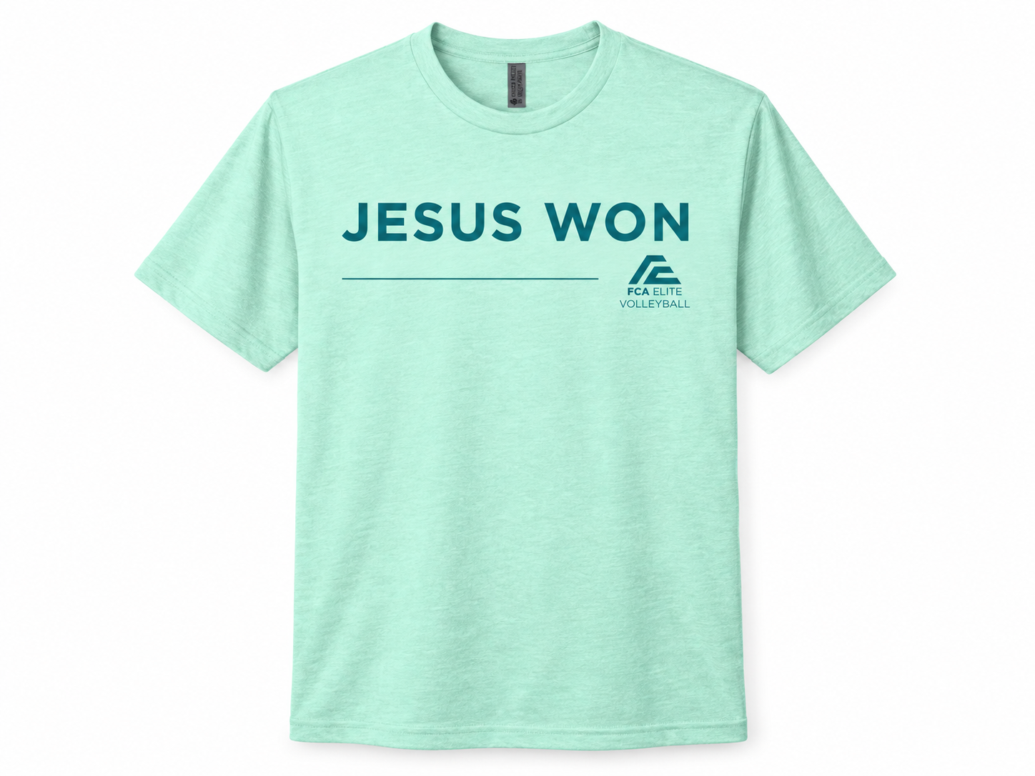 FCA Elite “Jesus Won” Volleyball Tee