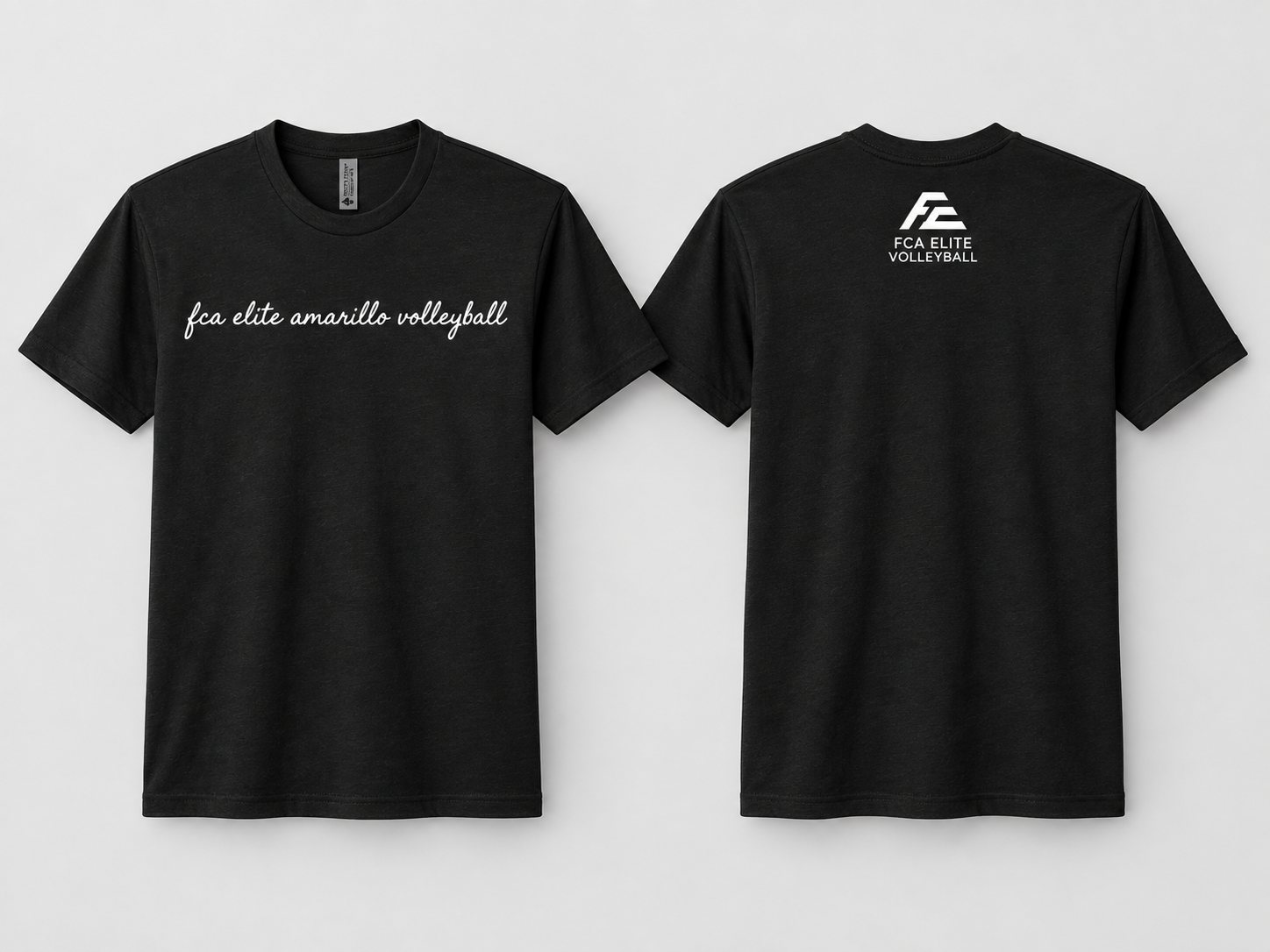 FCA Elite Amarillo Volleyball Script Tee