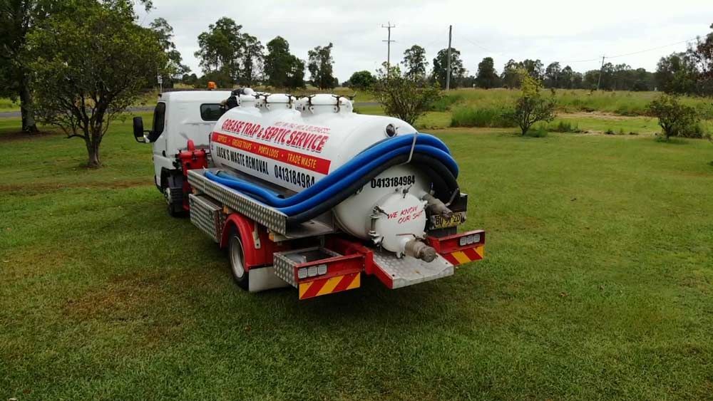 Waste Removal Vehicle on Site — Waste Removal in Casino, NSW