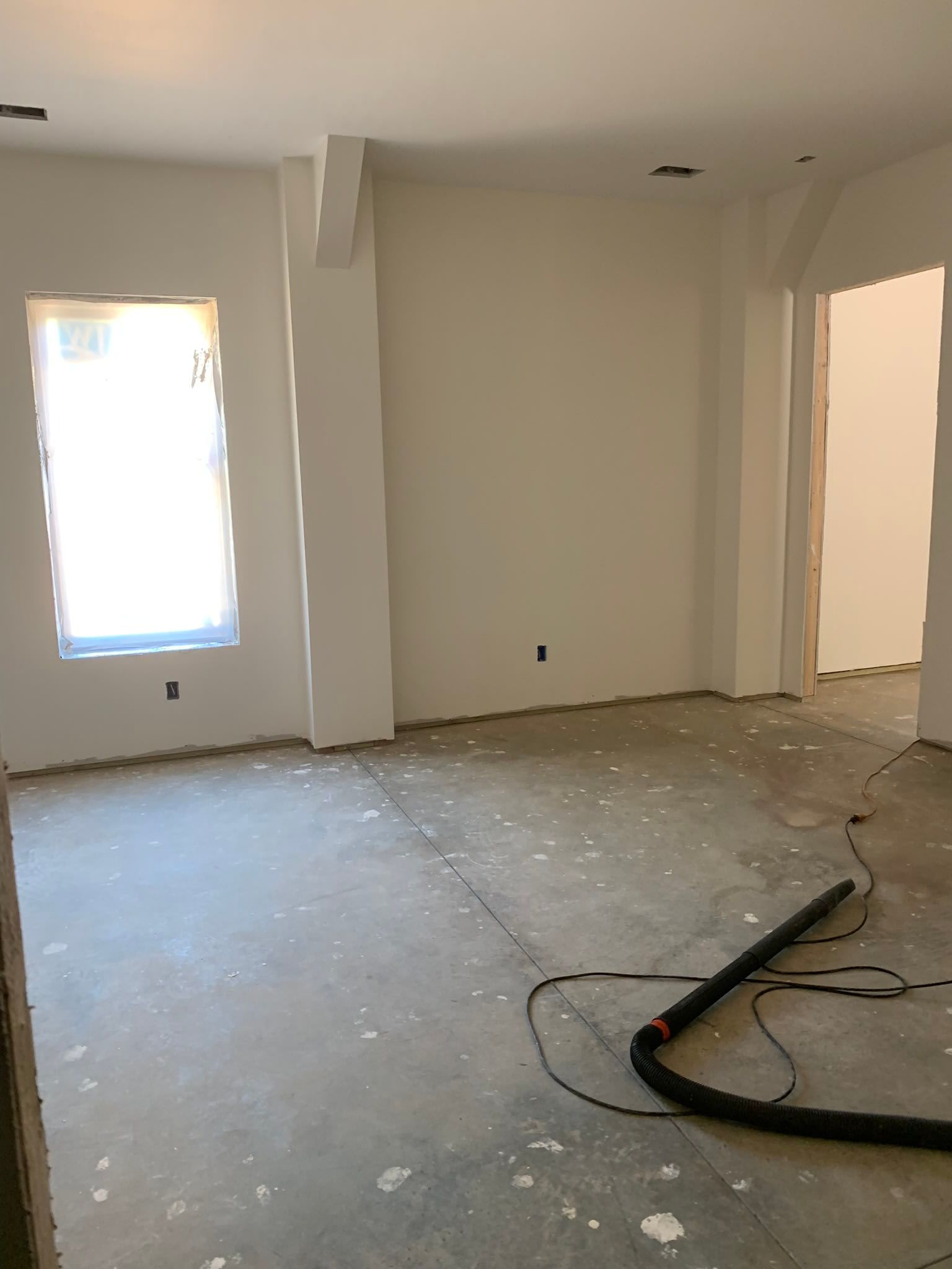 Empty room under construction