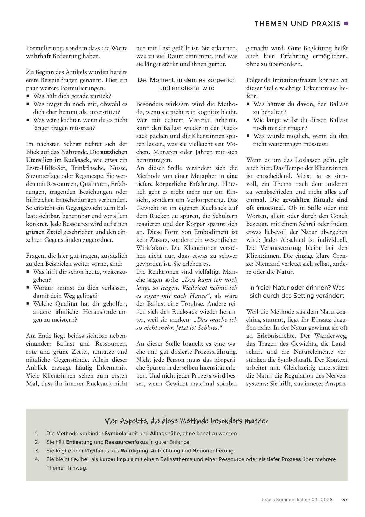 Artikel von Marcel Leeb in Praxis Kommunikation 3/2026