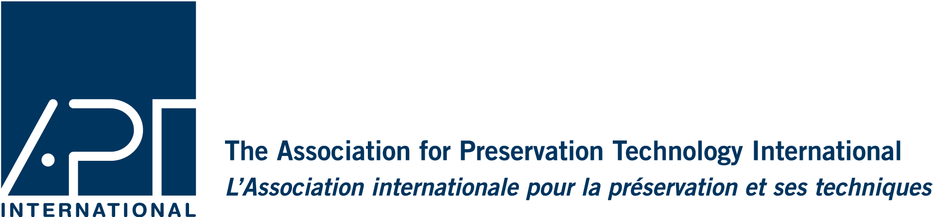 APT International Logo French Blue