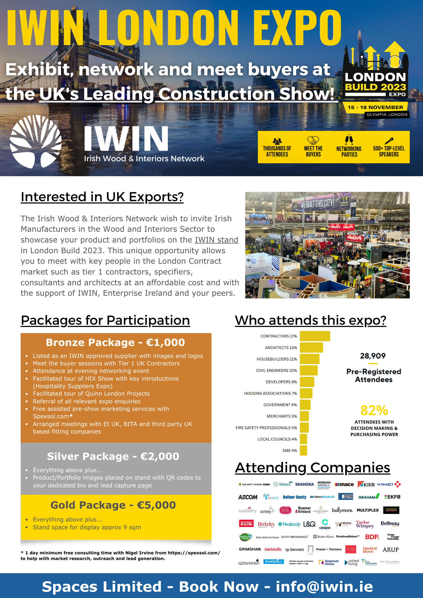 IWIN London Build Expo 2023