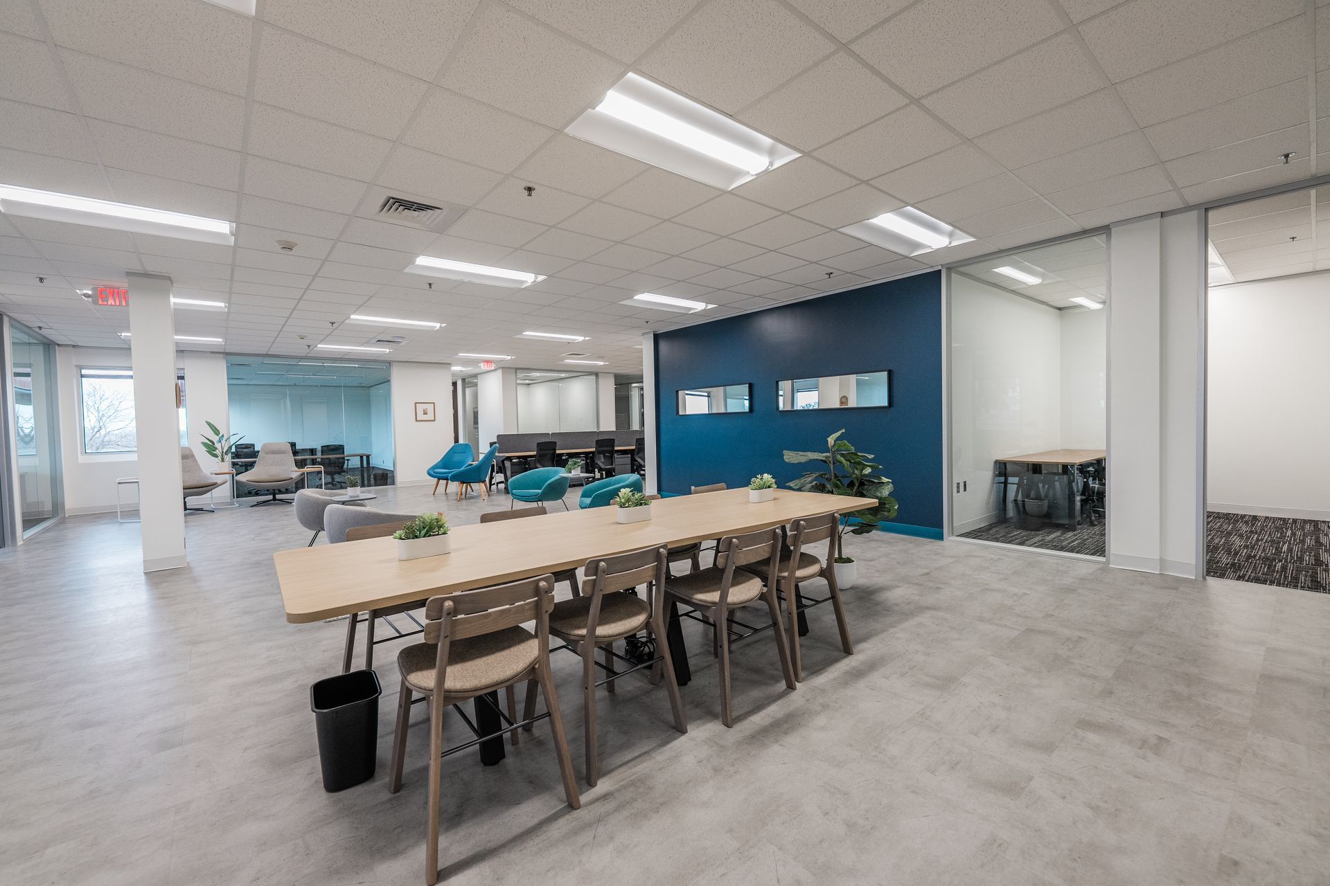 Large shared work area