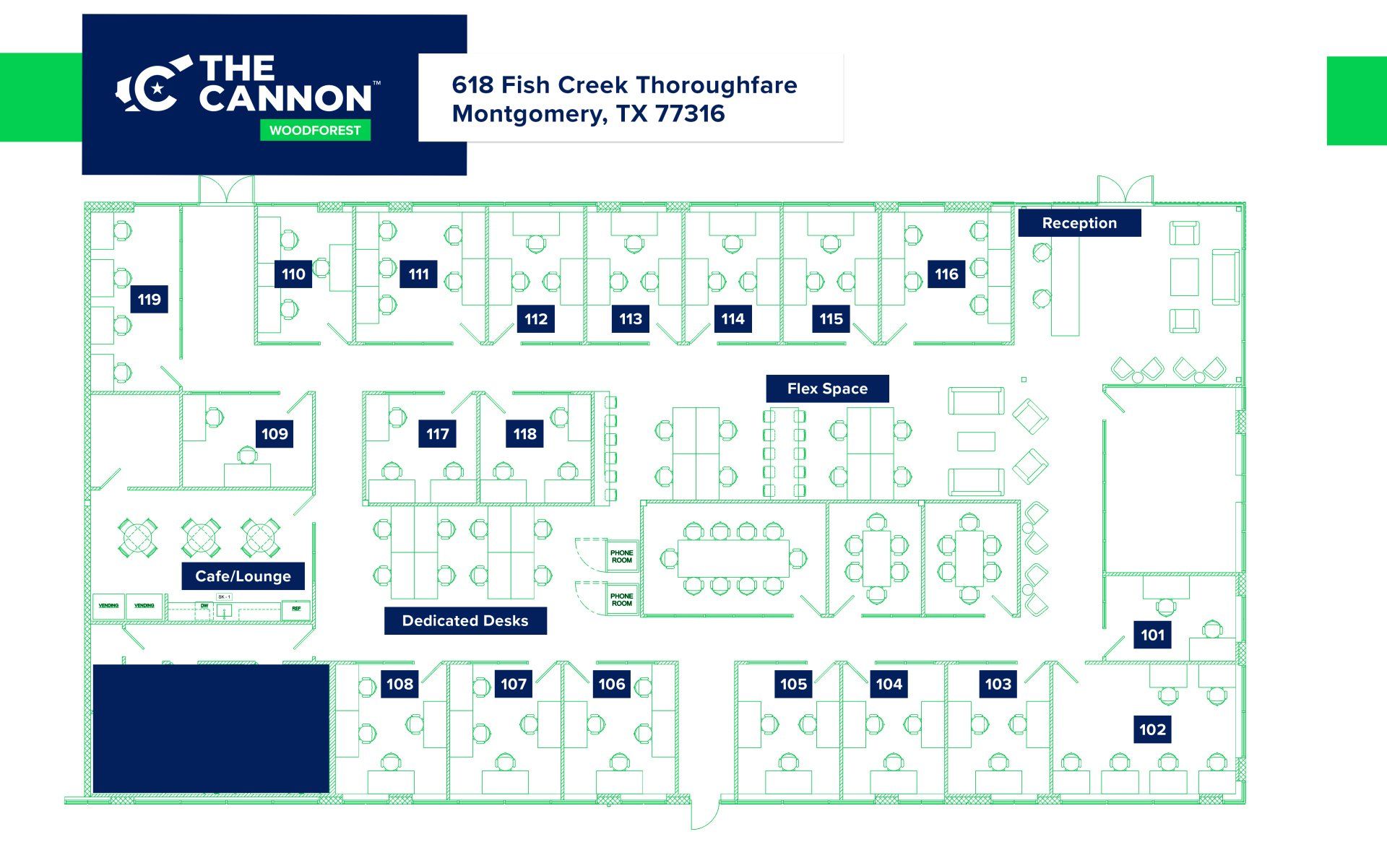 The Cannon Fish Creek Map