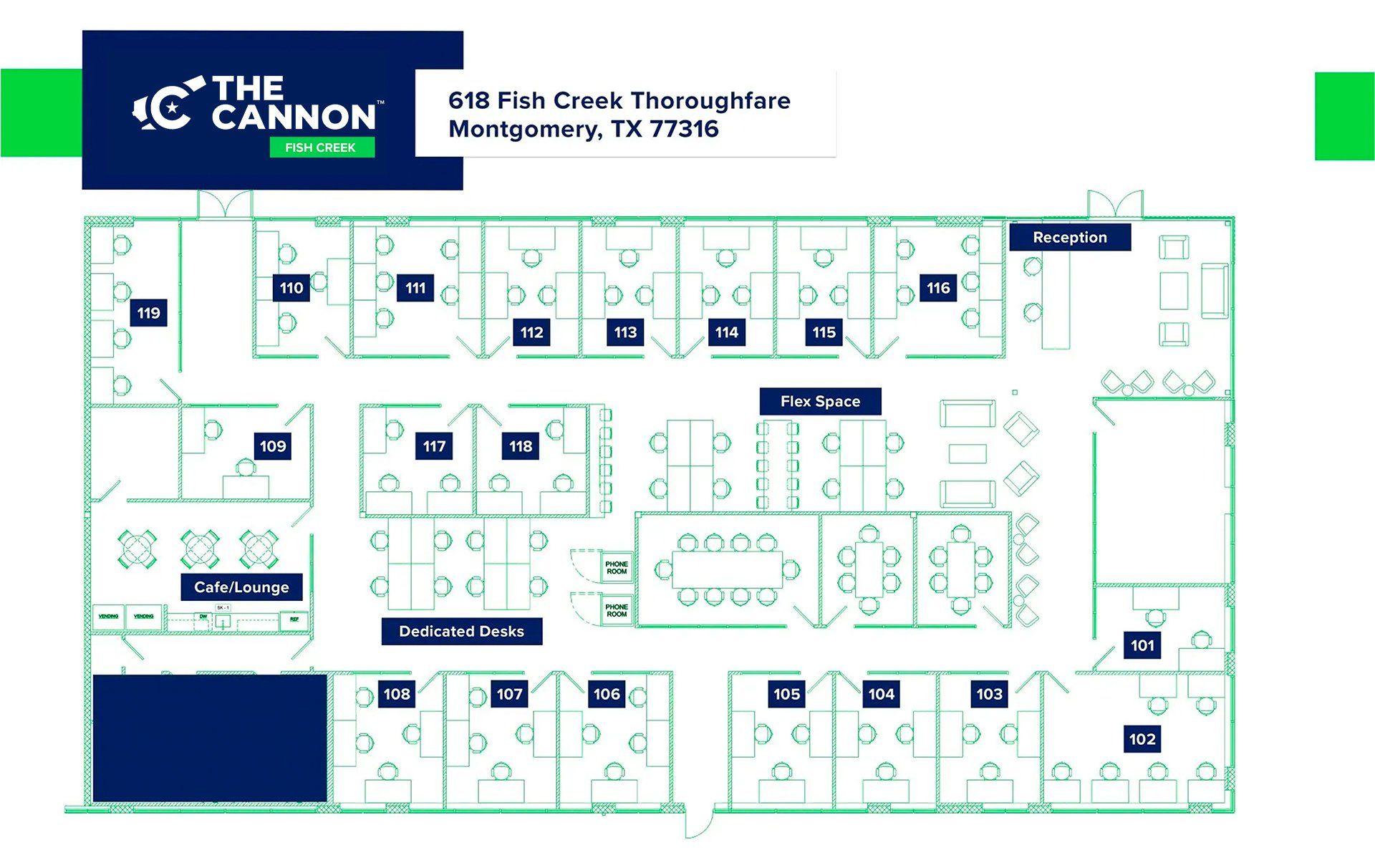 The Cannon Fish Creek Map