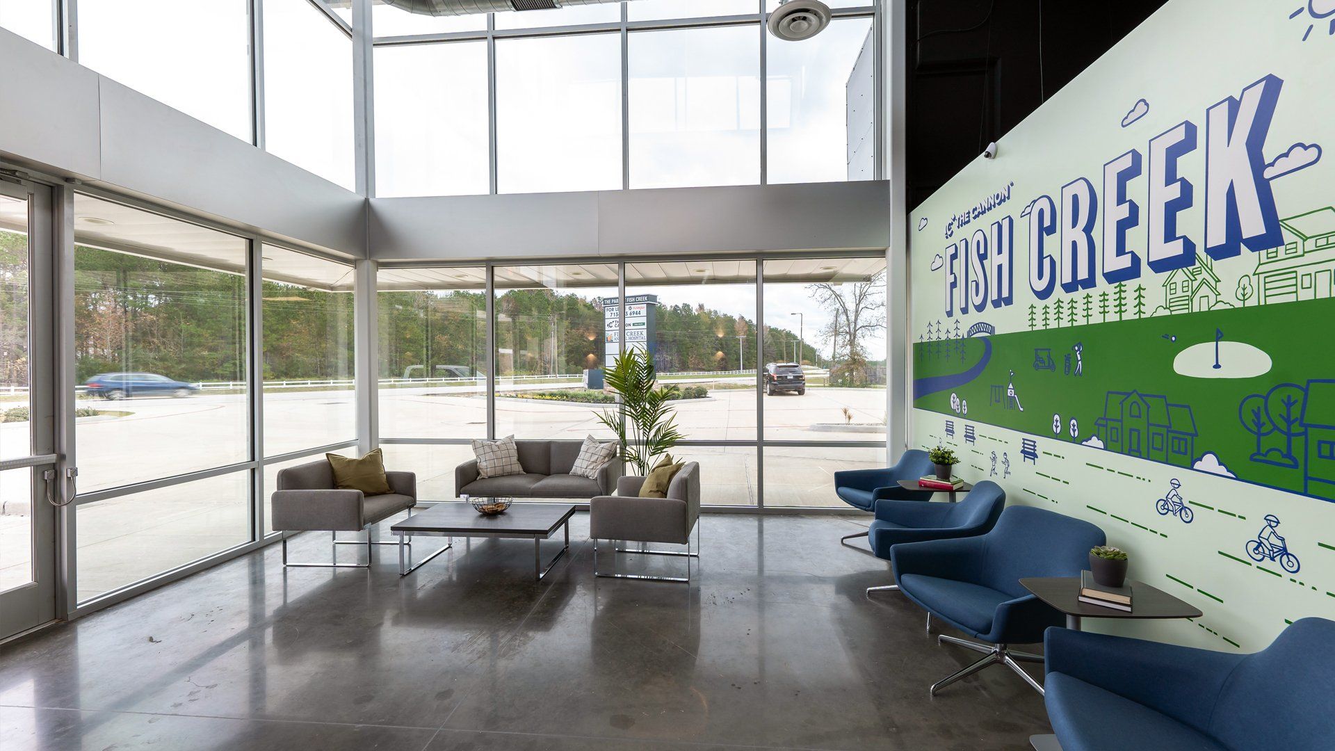 Fish Creek coworking space entrance 